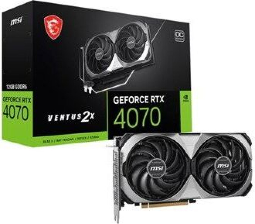 GeForce RTX 4070 VENTUS 2X E1 12G OC