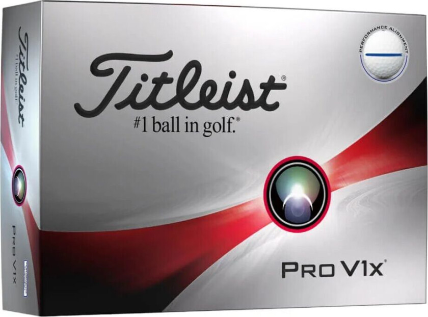 Pro V1x Performance Alignment Golfball Blå