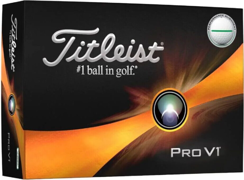 Pro V1 Performance Alignment Golfball Grønn
