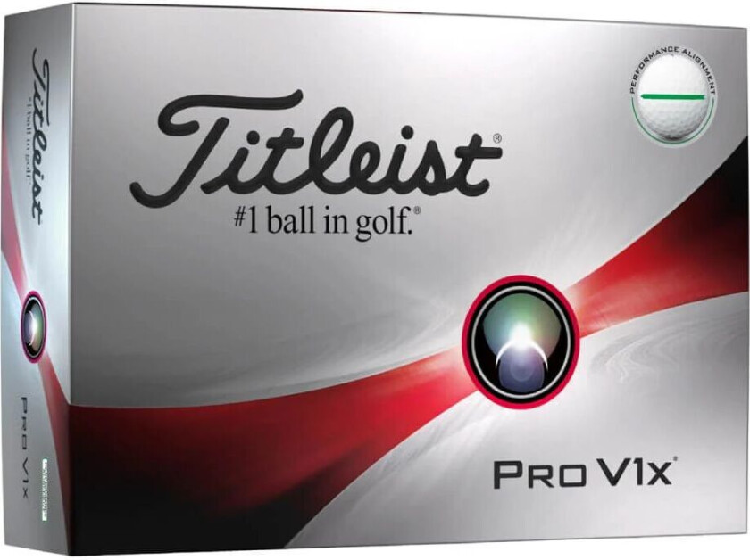 Pro V1x Performance Alignment Golfball Grønn