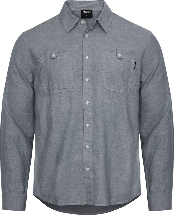 Men's Hemp Ls Shirt Midnight Navy M