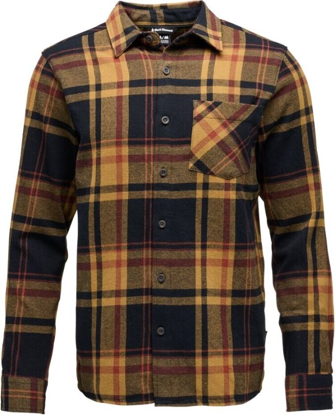Black Diamond Men's Project Flannel Shirt Black-flax Plaid S