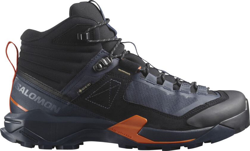 Men's X Ultra Alpine Mid Gore-tex Blue Nights/black/red Orange UK 10 / EU 44 2/3