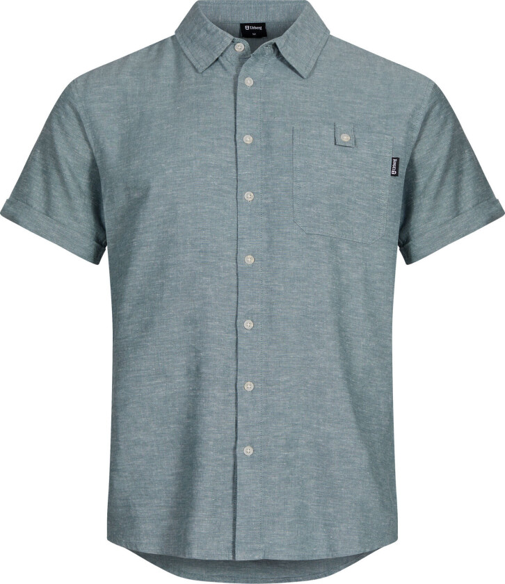 Men's Hemp Ss Shirt Silver Pine S