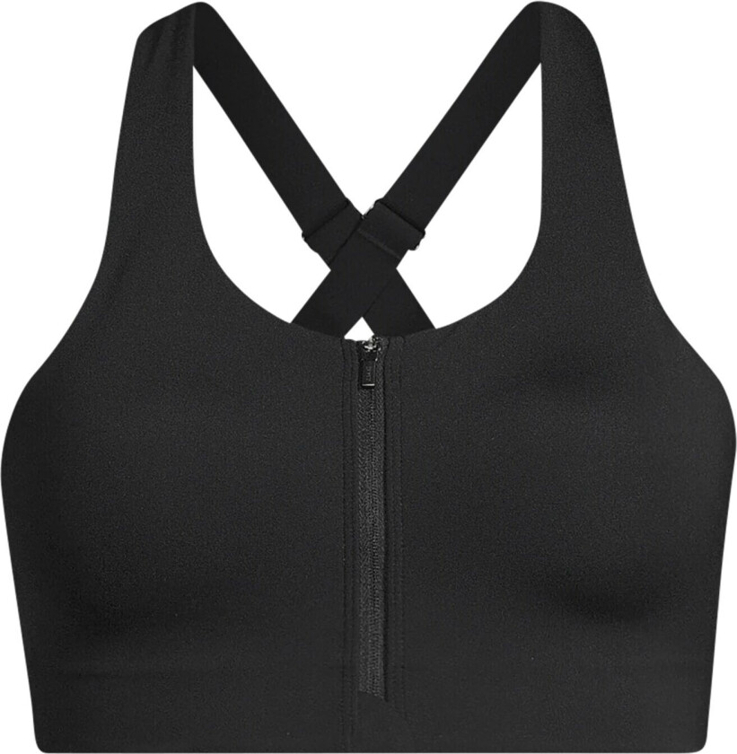 Impact Zip Sports Bra, sports-BH, dame BLACK