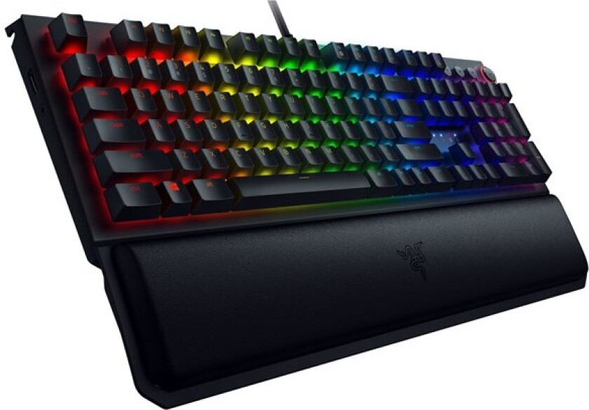 BlackWidow Elite Green - ND - Gamingtastatur - Nordisk - Svart