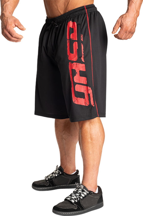 Pro Mesh Shorts, Black/Red