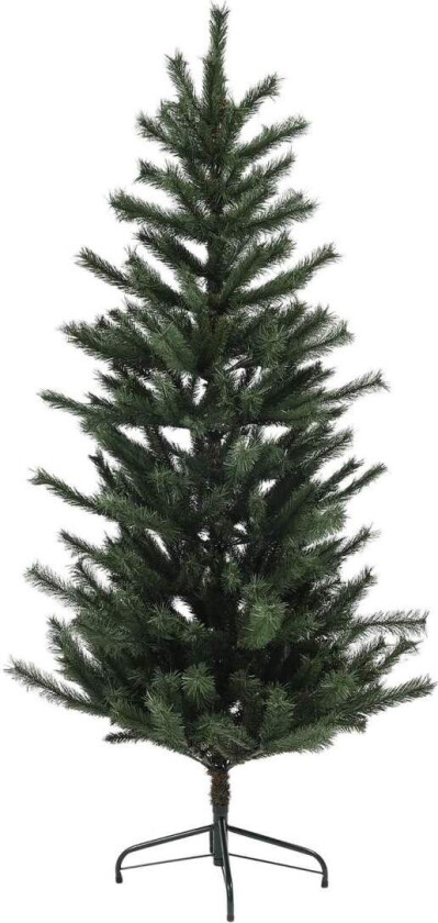 Kunstig juletre, 180 cm juletre med 467 tips, flammehemmende, sammenleggbart stålstativ, til juledekorasjon, grønn