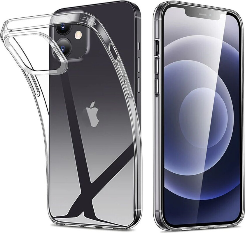 iPhone 12 Mini ESR Fleksibelt Plastdeksel - Gjennomsiktig