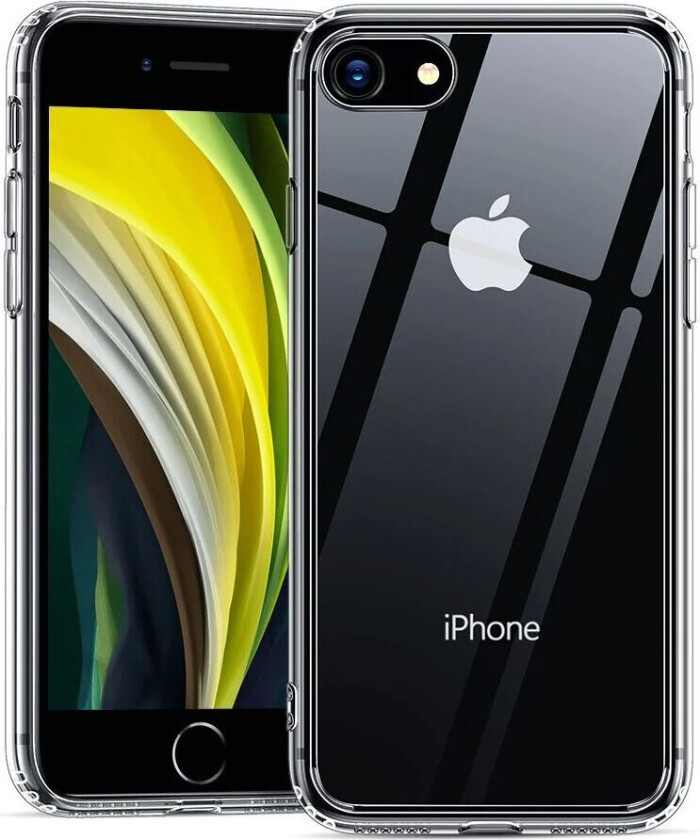 iPhone SE (2022), iPhone SE (2020), iPhone 8 og iPhone 7 ESR Beskyttelsessett med Deksel & Skjermbeskyttere - Gjennomsiktig