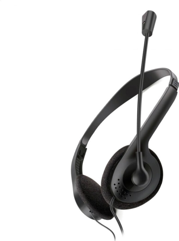 Fis1020, Hodetelefoner, Hodebånd, Kontor/Kundesenter, Sort, Stereofonisk, 1,5 M