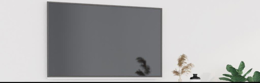 TV-benk betonggrå 102x35x45 cm konstruert tre