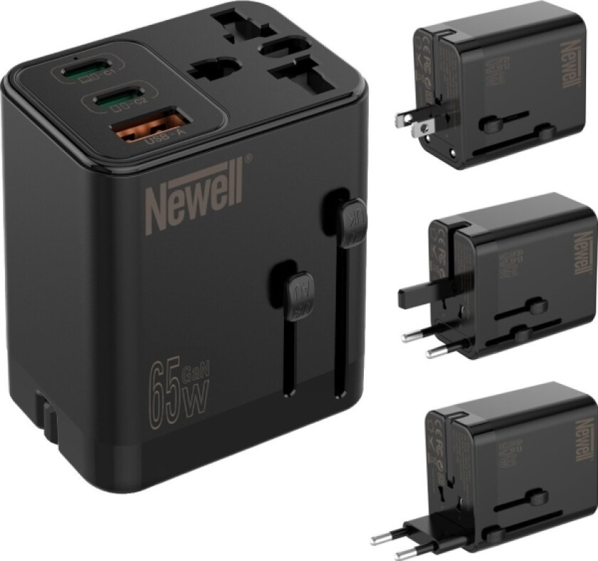 Newell Lader Newell Gan Reiseadapter 65 W Nettverkslader