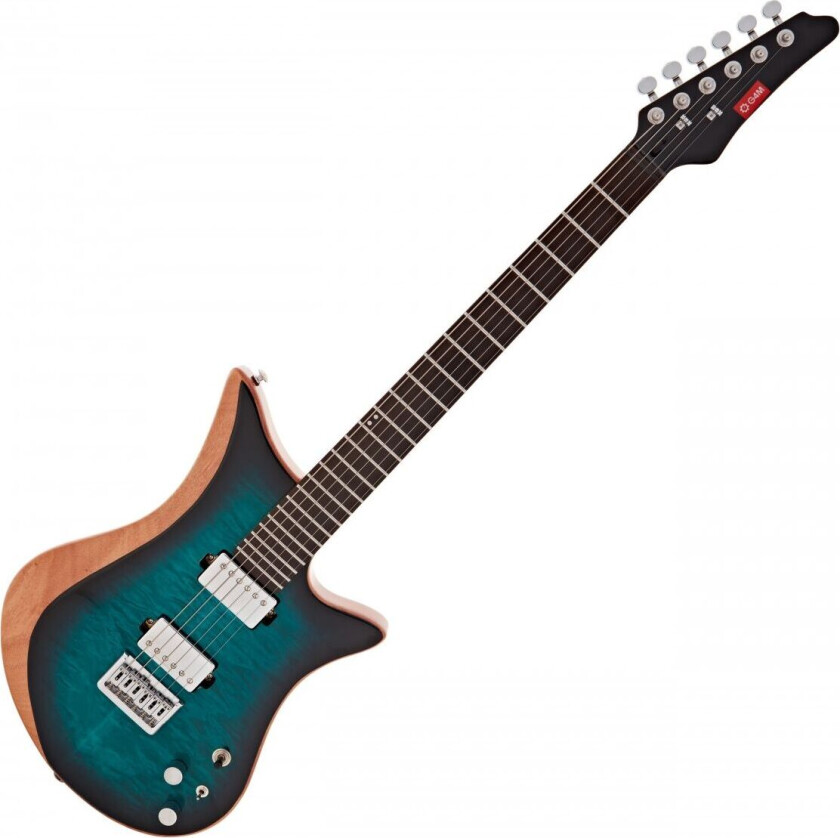 255 Deluxe Electric Guitar Kingfisher Burst