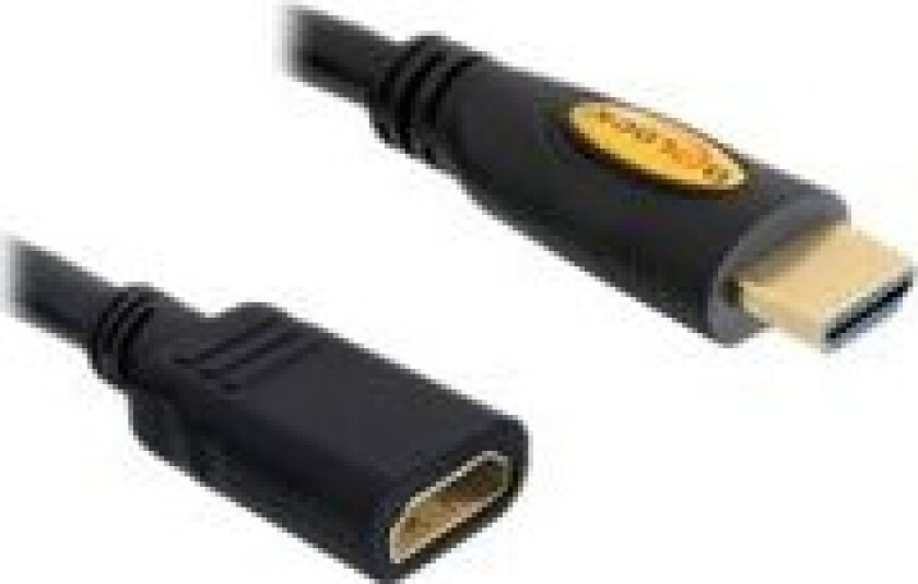 Delock High Speed Hdmi-Kabel Med Ethernet-Forlengelsesplugg/-Kontakt 2 M Denne Høyhastighets Hdmi Med Ethernet-Forlengelseskabel Fra Delock Overholde