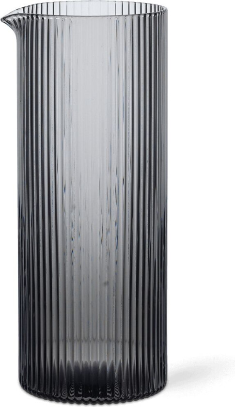 ferm LIVING Ripple melkekanne 40 cl Smoked grey