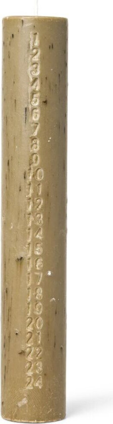 ferm LIVING Mura kalenderlys Ash brown