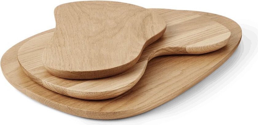 ferm LIVING Cairn skjærefjøl 3 deler Oak