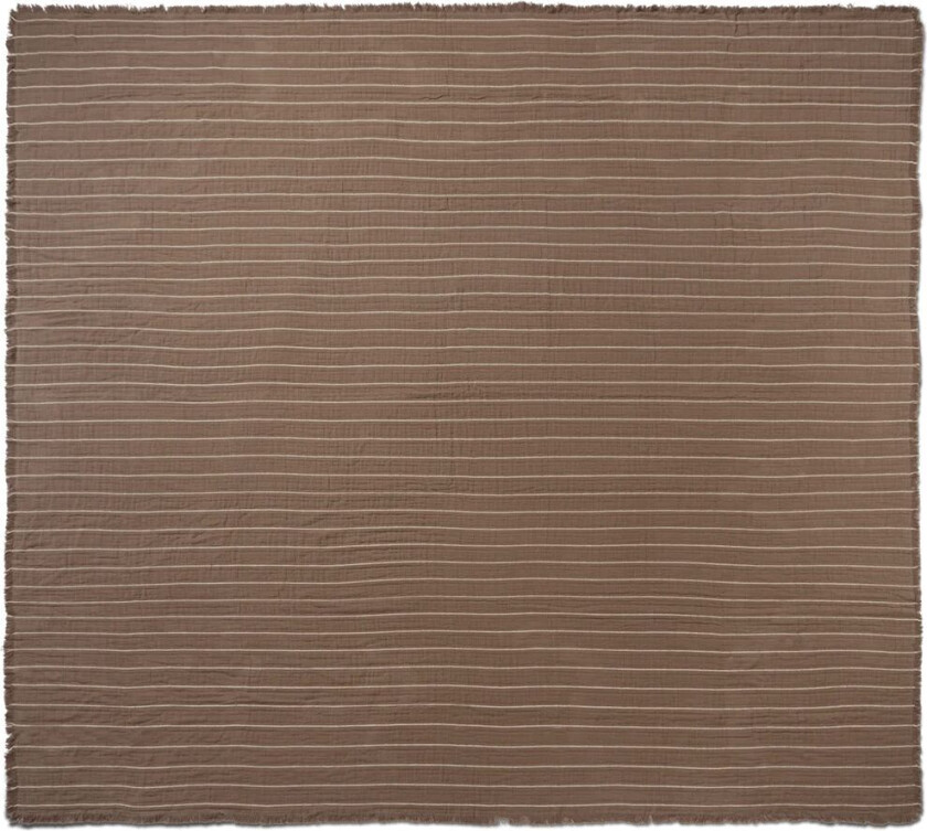 ferm LIVING Aires sengeteppe 240x250 cm Stone