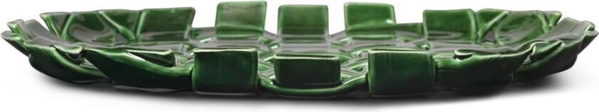 ferm LIVING Plait fat Ø30 cm Emerald green