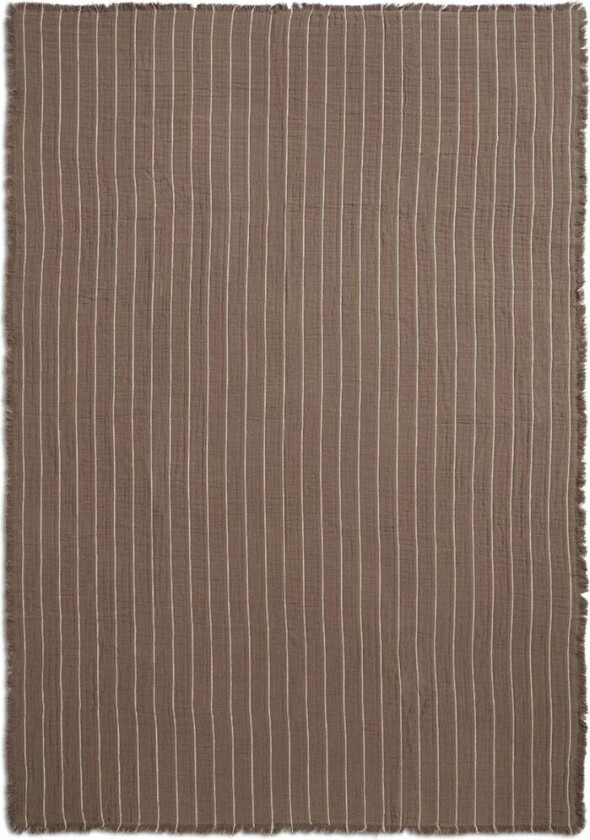 ferm LIVING Aires sengeteppe 240x160 cm Stone