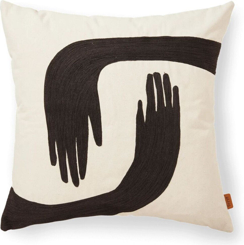 ferm LIVING Pose pute 50x50 cm Coffee-undyed