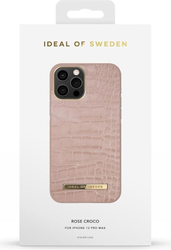 iDeal of Sweden Atelier Case iPhone 12 PRO MAX Rose Croco