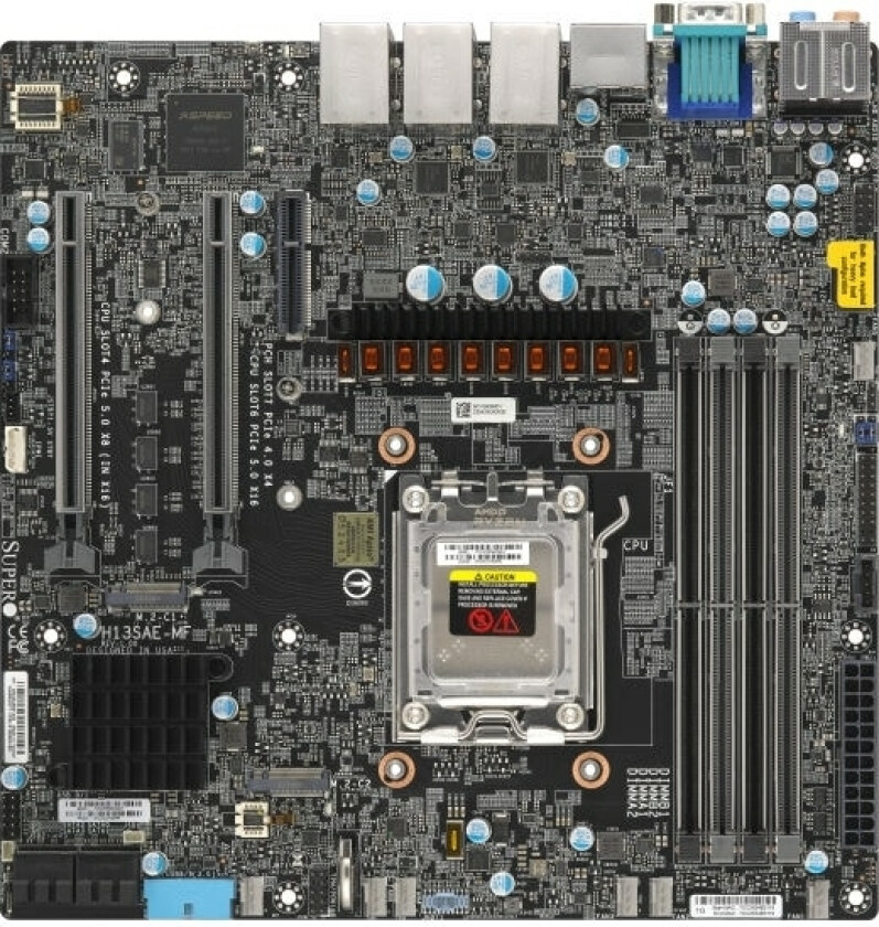 Bilde av Supermicro Supermicro Hovedkort H13sae-Mf Mikro-Atx-Sokkel Am5 Bulk