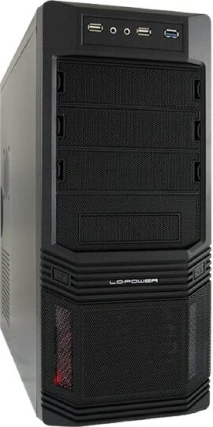 Lc Power Pro-Line Pro-925B - Tower - Atx - Ingen Strømforsyning - Svart, Maskesvart - Usb/Lyd
