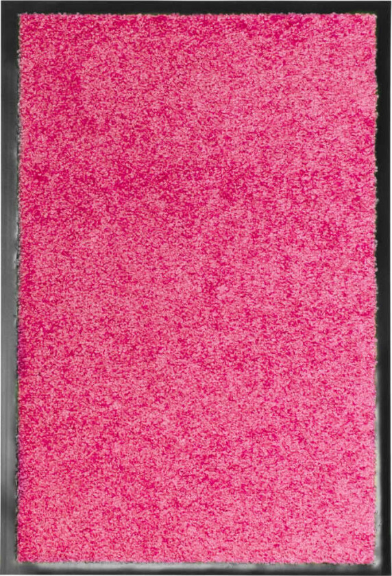 Dørmatte vaskbar rosa 40x60 cm