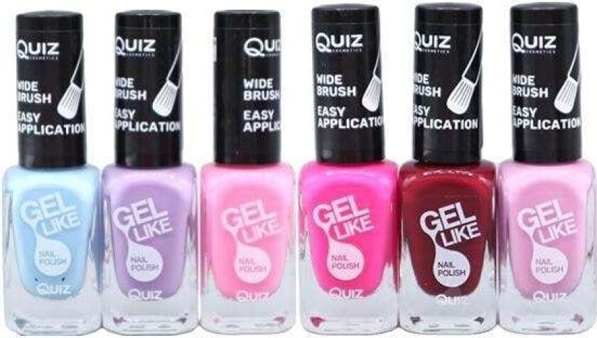 6st nagellack, nail polish - Set -