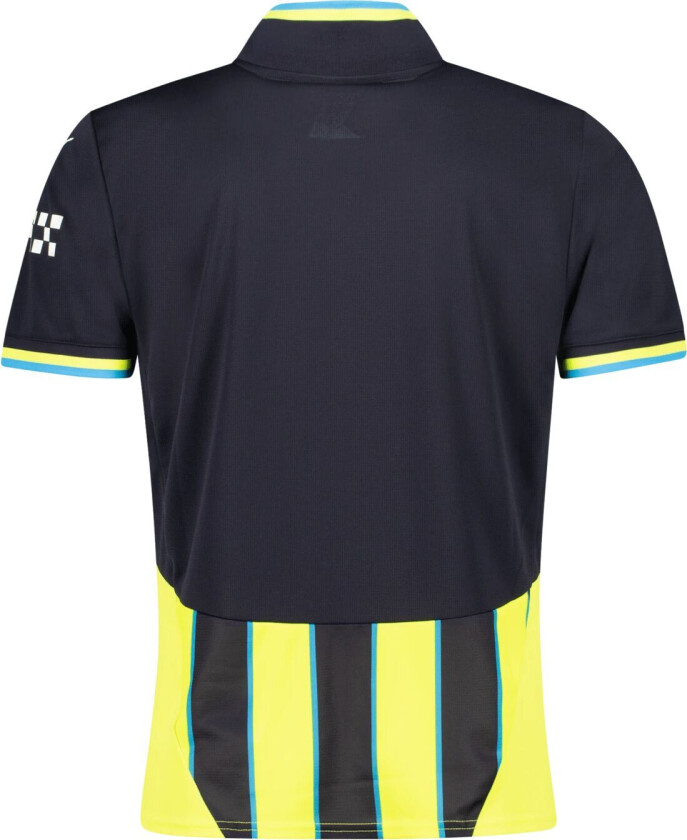 Manchester City Home Jersey Replica 24/25, fotballdrakt, junior Navy-Yellow Glow