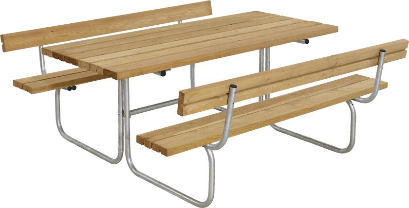 Classic bord- og benkesett med 2 ryggstøtter B: 177 L: 177 H -