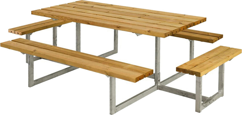 Basic bord- og benkesett komplett med 2 påbygginger -