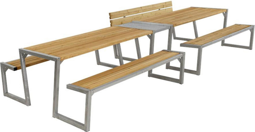 Bilde av Zigma Piknikbord med Benk 2-del - Naturell