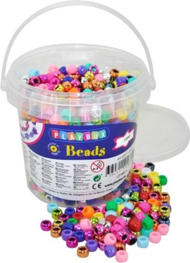 Congo mix plast/metallic 1000stk