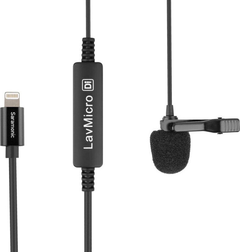 Saramontic Lavmicro Di Lavalier Mikrofon for Lightning-kontakt