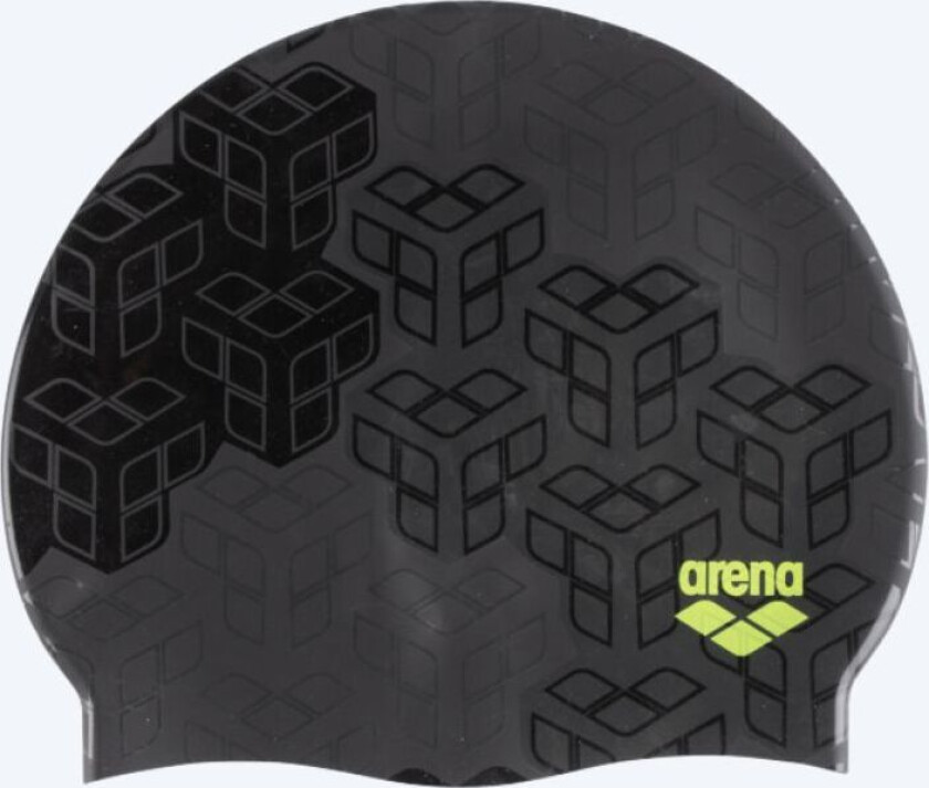 badehette - Kikko Camo Print 2 - Mørk grå/svart - Badehetter - Unisex