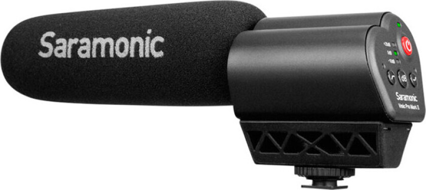 Saramonic Vmic Pro II Advanced haglemikrofon - 3,5 mm, AA-batterier (ikke inkludert), USB-C, HDMI