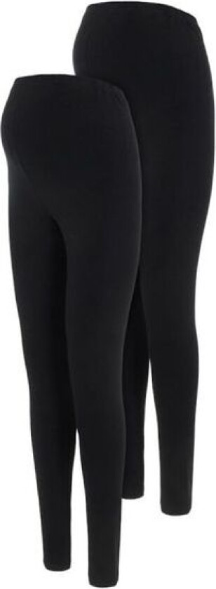 - Mamma-leggings 2-pk Emma Svart