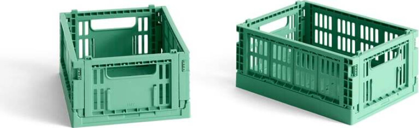 - Set of 2 Colour Crate Mini - Dark Mint