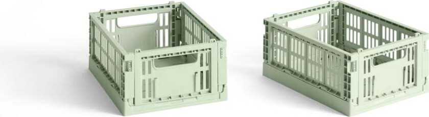 Bilde av - Set of 2 Colour Crate Mini - Mint