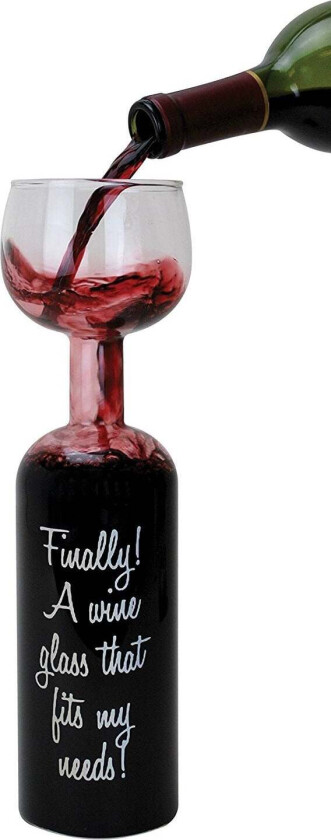 - Wine bottle glass - 0.75-liter