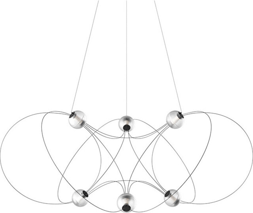 éditions - Munari 6 Pendel Svart