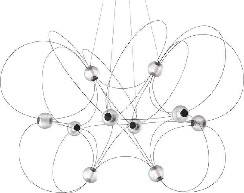 éditions - Munari 10 Pendel Svart