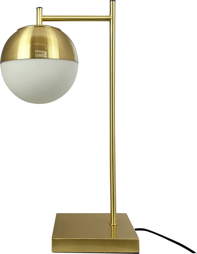 - Caen Bordlampe Messing/Hvit