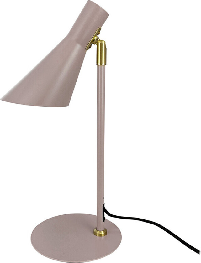 - DL12 Mini Bordlampe Beige/Messing