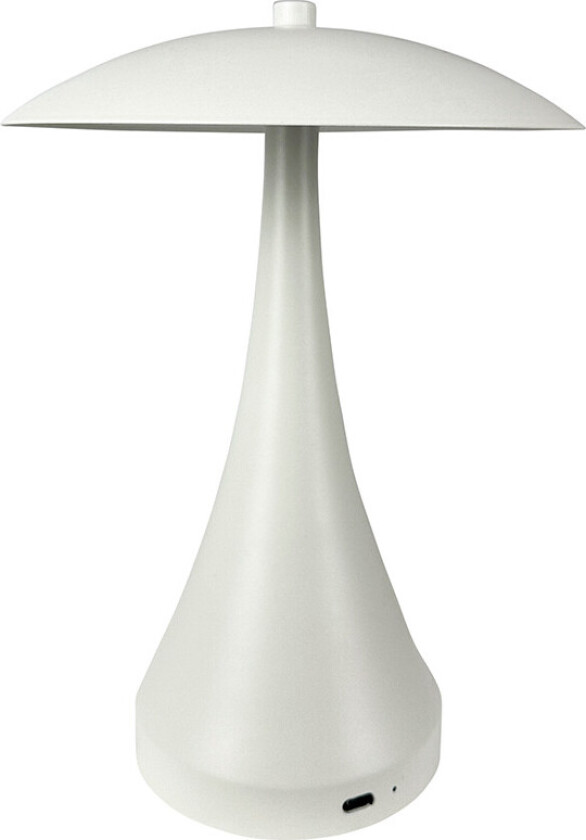 - Vienna LED Portable Bordlampe Kremet Hvit