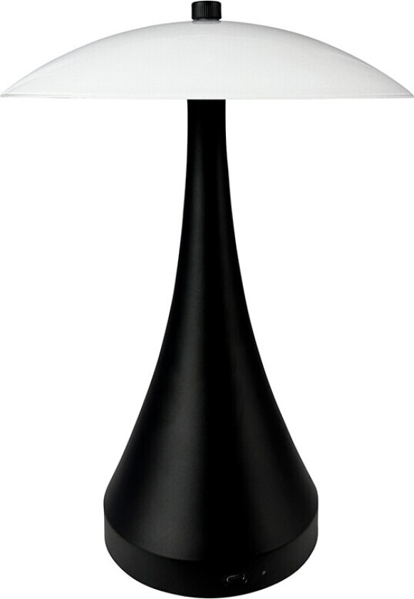 - Vienna LED Portable Bordlampe Svart/Opal