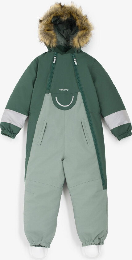 Viking Alv Winter Playsuit Kids Green
